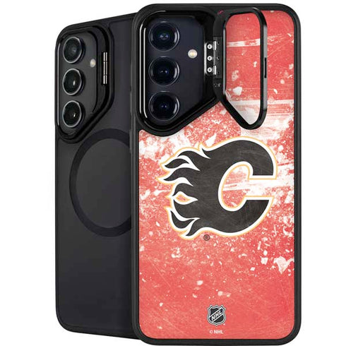 NHL Calgary Flames Frozen Galaxy S24 FE Kickstand Case